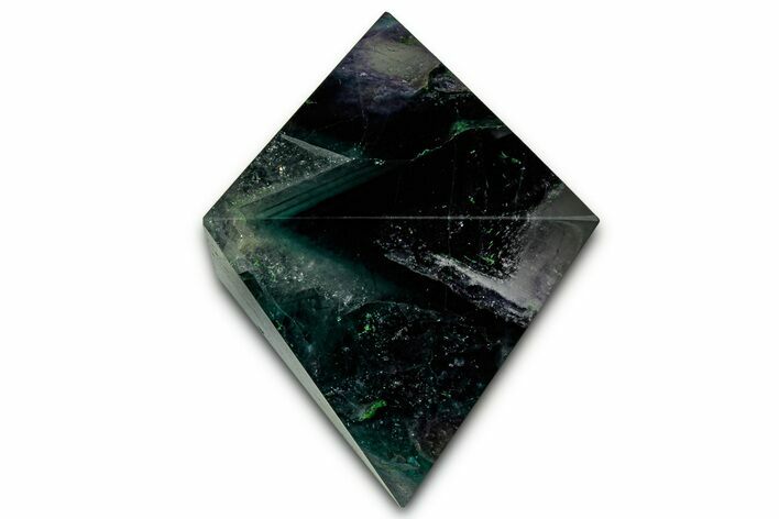 Polished Colorful Fluorite Octahedron - China #328819